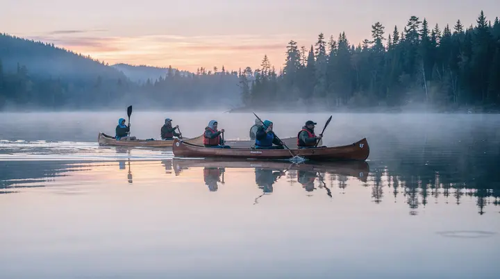 Zeekajakkeren op het Saguenay Fjord: operators, seizoenen en routes