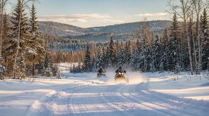 Sneeuwscooter rijden in Quebec: gids voor het grootste trailnetwerk ter wereld