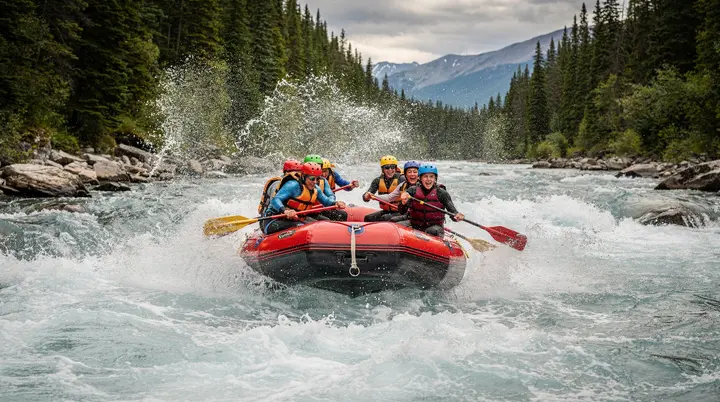 Wildwaterrafting in Jasper: gids voor de Athabasca-rivier