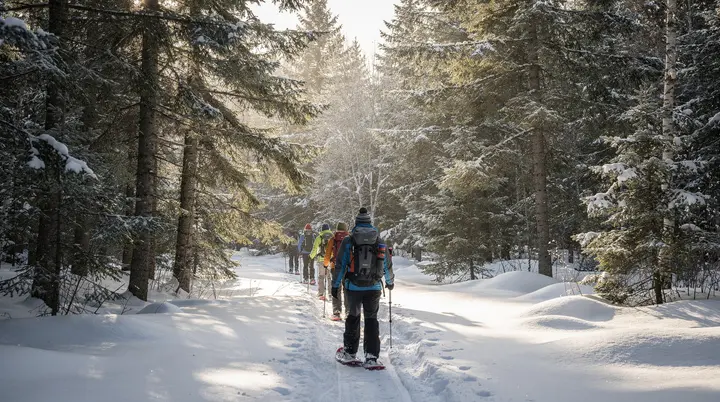 Sneeuwschoenwandelen in Canada: beste routes voor beginners en verder