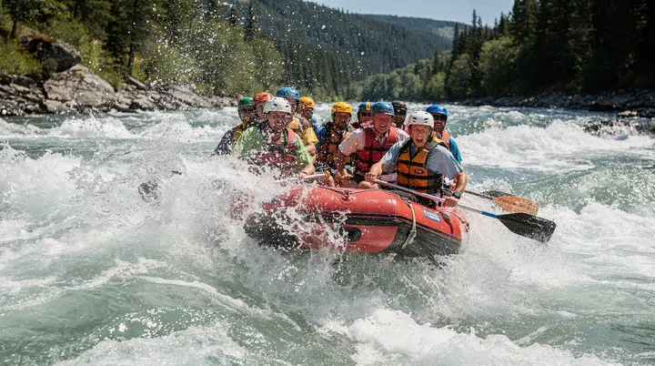 Wildwaterrafting in BC: toprivieren voor beginners en gevorderden